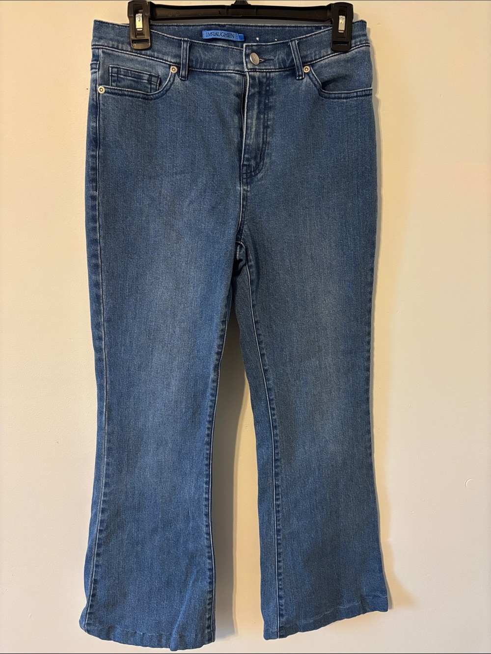 J. McLaughlin Classic Mid Blue Flare Jeans